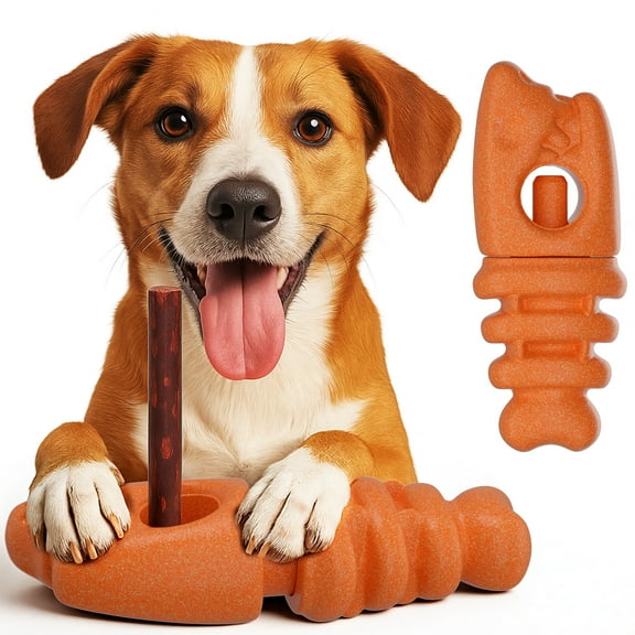 FWMB Bully Stick Holder for Dogs Safety Grip Feeder Dog Toys, Fits Various Bully Sticks - for Small, Medium, Large Dog, BPA-Free Non-Slip Anti-Choking Design