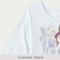 thumbnail image 4 of Disney Frozen Elsa Anna and Olaf Long Sleeve Dress (Girls), Sizes 2T-10, 4 of 7