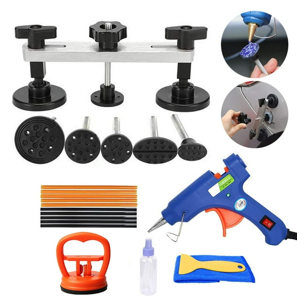 Paintless Dent Repair Removal Tools Kit Dent Puller with Hot Melt