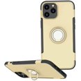 thumbnail image 1 of Mignova for iPhone 12 6.7 Inch Case, Anti-Scratch Shockproof Case 360 Degree Rotation Finger Ring Holder Kickstand [Work with Magnetic Car Mount] for iPhone 12 6.7 Inch 2020 Released(Gold), 1 of 7