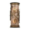 thumbnail image 5 of Meyda Tiffany 118713 5" W Lone Pine Wall Sconce - Copper, 5 of 6