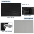 thumbnail image 7 of Unique Bargains Suede Headliner Fabric 60" x 40" Foam Backed for Car Truck RV SUV Interior Trim Protect DIY Replacement Gray Black 30"x 60", 7 of 7