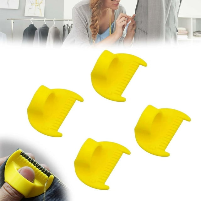 Verrou de Couture et Jauge de Couture – Guide de Couture Professionnel pour Machine à Coudre, Jauge d'Aiguille 3/4mm Règle de Courtepointe, Outil de Couture Durable pour Coutures Droites Parfaites (Jaune, 4mm)