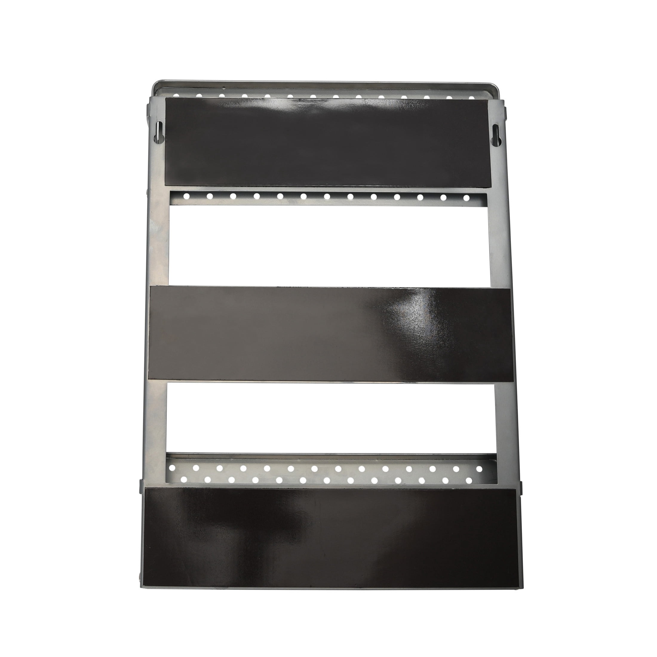Household Essentials Metal Magnetic Organizer with Paper Towel Holder, Grey