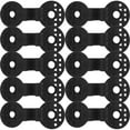 thumbnail image 1 of Nomeni Fixing Clip Sunshade Cloth Clip Sunshade Net Circular Plastic Black Clip Courtyard Mesh Cloth Garden Sunshade Cover Bird Proof Net Sunshade Cloth Accessories, 1 of 7