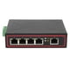 thumbnail image 1 of Ethernet Interruptor De Carril DIN Ethernet De 5 Puertos Montaje En Carril DIN Diseño De Grado Industrial Alimentación Redundante Interruptor De Carril DIN Fast Ethernet, 1 of 7