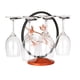thumbnail image 4 of Tendedero Irfora Vintage Bronce Red Wine Glass Rack 6 Copas de vino Stemware Storage Display Rack de secado Soporte de mesa Soporte de copa de vino de pie Base sólida, 4 of 7
