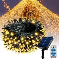 VOROLAK 170ft 500 LED Solar String Lights for Outside, Solar Chrismas Lights with 8 Modes & Memory Function, Waterproof Twinkle Light for Garden Patio Tree Christmas Decorations