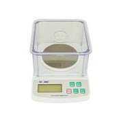 OWSOO SF-400C 500g/0.01g Portable Electronic Laboratory Scale with Windshield Gray & White