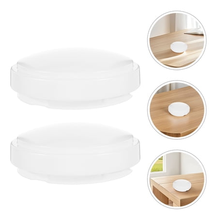 Raindrops 2Pcs Round Dome Plastic Lampshade Replacement Covers for Ceiling Fan Light Fixtures
