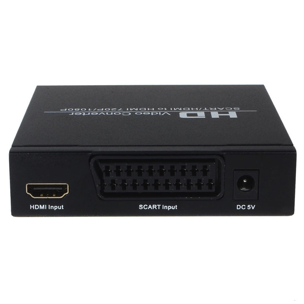 PEZHADA Scart Hdmi To Hdmi 720P 1080P Hd Video Converter Monitor Box for Hdtv Stb Walmart