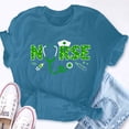 thumbnail image 5 of EcoLoom Lucky St Patricks Day Nurse In Clinic Or Hospital Short Sleeve Unisex T Shirt, 5 of 6