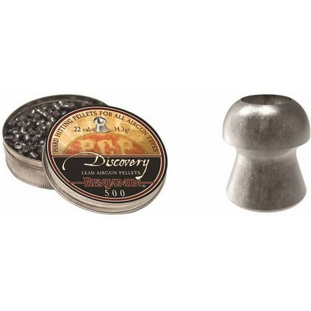 Benjamin Precision Hollow Point .22 Caliber 14.3gr Airgun Pellets, 500ct