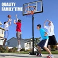 thumbnail image 5 of HONGGE Basketball Hoop, Portable Basketball Hoop System for Outdoor, Adjustable Height 5.7-10ft 44in Backboard Basketball Goal for Kids Teen and Adult, 5 of 8