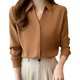 thumbnail image 2 of Suéter de maternidad,Blusa plisada con cuello en V para mujer, manga corta, poliéster, informal, estampada, para uso diario, sopatenor, 2 of 7