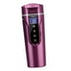 thumbnail image 5 of Taza calefactora para coche de 450ml, hervidor eléctrico de viaje de 24V/12V, taza para té y café de acero inoxidable 304, taza calefactora para té Violetas oscuras, 5 of 8