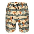 thumbnail image 4 of Naloa Funny Chicken Men's Beach Shorts, Surfing shorts, Swim trunks, Quick Dry Swim Trunks for Surfing Beach Fun - 3X-Large, 4 of 9