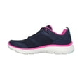 thumbnail image 2 of Skechers Womens Flex Appeal 5.0 Fresh Touch Leather Trainers, 2 of 6