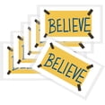 thumbnail image 5 of Believe Sign Taped Up Fridge Magnet  30 Pack  2x3.5 inches Magnet  Inspirational Magnet  Stick to Work Fridge  Stick to Friends Car  Yellow Believe Sign, 5 of 8