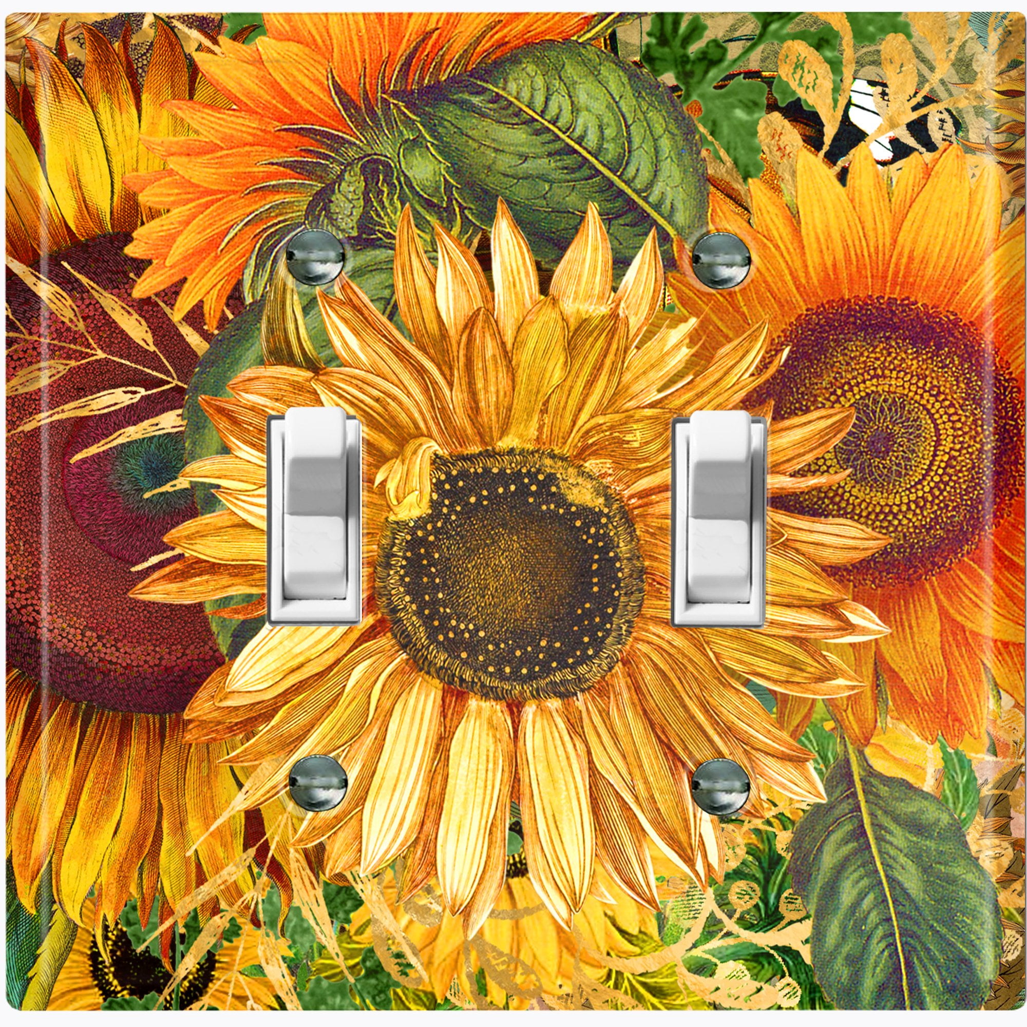 Sunflower Field Sunset Bedroom Decor Home Decor,Knob, Light Switch Cover 