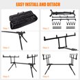thumbnail image 2 of rod support,Adjustable Carp Rod Pod Stand Zdhf Mewmewcat Stand Huiop Adjustable Rod Stand Huiop, 2 of 6