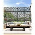 thumbnail image 5 of Metal Privacy Screen Outdoor 72" H×40" W,Freestanding Decorative Privacy Screen for Balcony Yard&Garden,Privacy Fence for Patio Lawn Deck,Easy Set-Up, 5 of 7