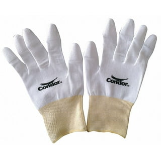 Condor 6AC97 Cut Resistant Gloves,Yellow/Black,L,PR