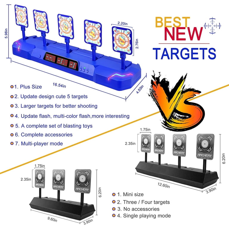 Targets for Nerf Gun, Shooting Target Kit for Kids Practice