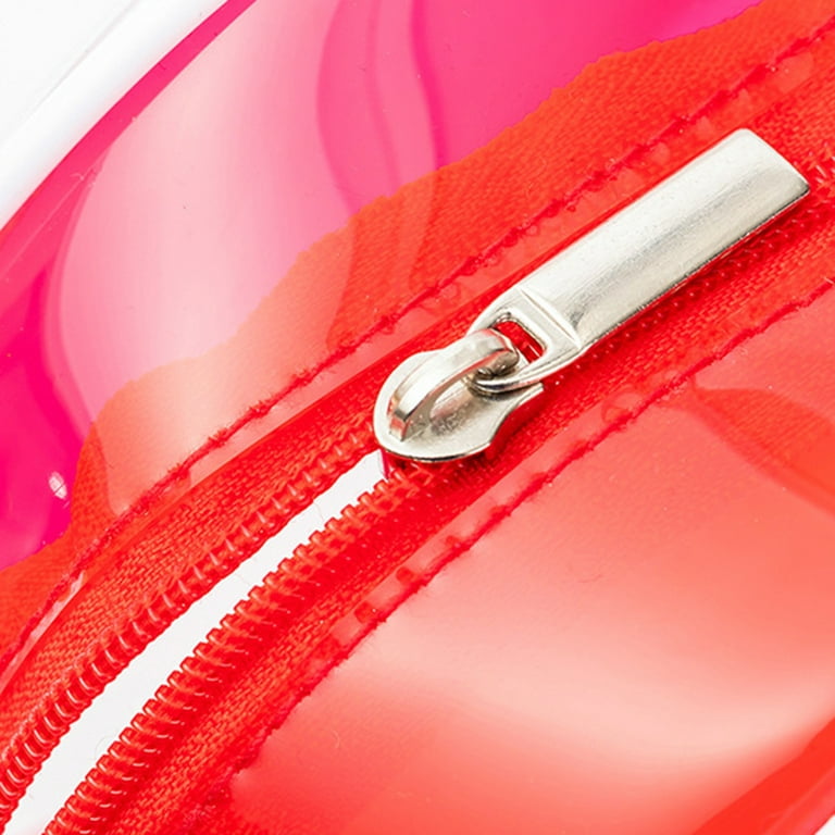 Lip shaped makeup pouch sale