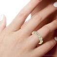 thumbnail image 3 of Pompeii 2Ct Pear Shape Bezel Diamond Eternity Wedding Ring 14k Gold Lab Grown, 3 of 4