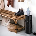 thumbnail image 5 of Mango Steam 21.75" Tall Metal Round Song Bird Spiral Modern Umbrella Rack Holder for Home, Black, 5 of 6