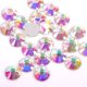 thumbnail image 2 of 1440 Pieces Flat Back Crystal Rhinestones Round Gems, Transparent AB,SS20,4.6-4.8mm Flat bottomed nail drill, 2 of 5