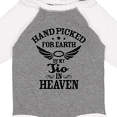 thumbnail image 4 of Inktastic Handpicked for Earth by My Tio in Heaven with Angel Wings Boys or Girls Long Sleeve Baby Bodysuit, 4 of 5