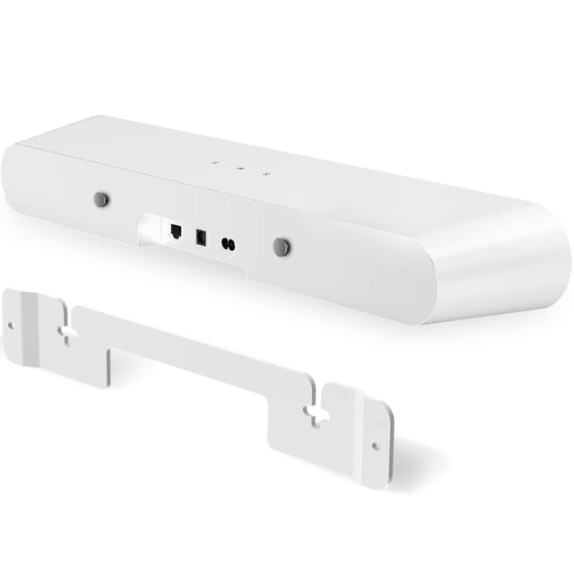 Soporte de barra de sonido Yibracki Heavy Duty para Sonos Ray White