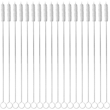 

Multi Function Cleaning Brush Straw Cleaner Brush 25Pcs Stainless Steel Pipe Tube Cleaner Cleaning Brush for Tumbler Sippy Cup Hummingbird Feeders Stainless Steel Water Bottle