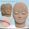 thumbnail image 2 of Mannequin Head with Removable Simulated Eyelids,Multifunctional Head Model for False Eyelash Extensions Practice, 2 of 7