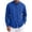 Blue(Plus), variant on YODETEY Men's Solid Button Down Long Sleeve Casual Twill Shirt with Chest Pocket,Lightweight Fit Dress Shirts,Size S-2XL