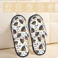 thumbnail image 2 of Fotbe Rottweiler Pantuflas Peludas para Mujer con Estampado, Zapatillas de Peluche, Zapatos de Invierno para Casa, Uso Interior y Exterior-Large, 2 of 8