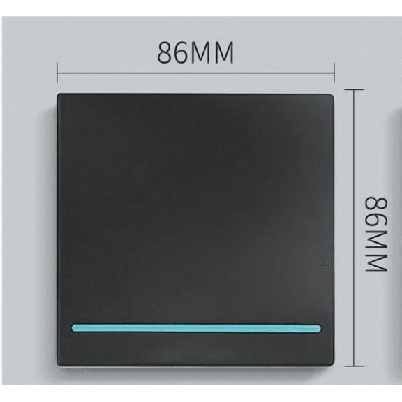 Wireless Remote Control Switch Rf433 No Wiring Wall Mount 86 Type Home Light