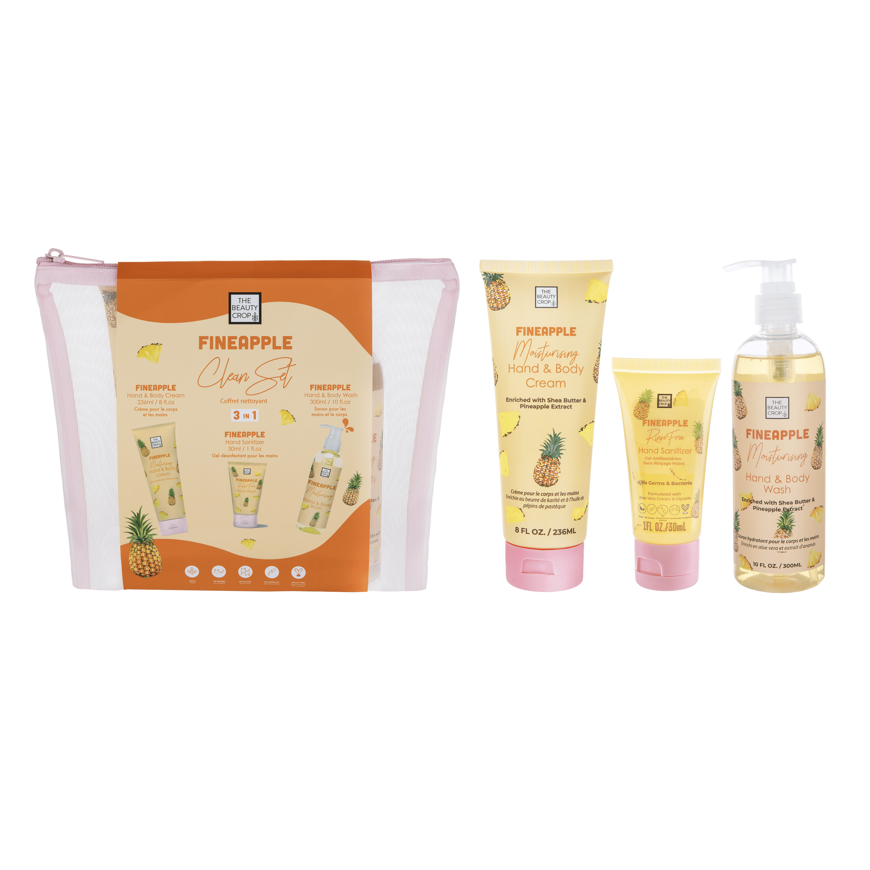 The Beauty Crop Fineapple Clean Set