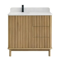 Vinnova Design Seoul 36" Free-standing Single Bath Vanity in Washed Ash Grey