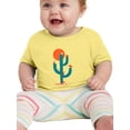 thumbnail image 1 of Image Conscious Hedgehogs On A Cactus T-Shirt Infant -Jay Fleck Designs, Unisex Regular Fit, 1 of 4