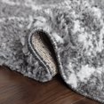 thumbnail image 6 of Diamond Loop Plush Polypropylene Indoor Shag Runner Rug - 2’ 7” x 8', Cream-Black, 6 of 8