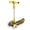 Yellow + Polypropylene, variant on Kids 3 Wheel Scooter for Toddlers, Foldable Kick Scooter with Building Blocks, PU Flashing Wheels, 5 Height Adjustable, One-Click Foot Brake, Gift for Boys Girls Age 3-8