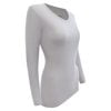 thumbnail image 2 of WOMENS LONG SLEEVE V-NECK T SHIRT WITH SUPER-SOFT STRETCH FABRIC, 2 of 4