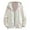 White, variant on Mens Trench Coat Fall Winter Overcoat Fashion Simple Colorful Gradient Bright Surface Pocket Cardigan Zipper Sweater Jacket Temperament Versatile Warm Soft Overcoat