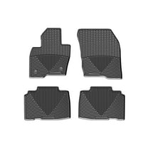 WeatherTech All-Weather Floor Mats compatible with Ford Edge ST, Edge - 1st & 2nd Row, Black