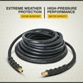 thumbnail image 2 of Klutch Rubber Air Hose, 3/8in. x 100ft., 300 PSI, 2 of 7