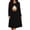 Black A2, variant on Edvintorg Night Gowns for Adult Women Crew Neck Loose Lounge Dress Halloween Printed Long Sleeve Casual Sleepshirts Plus Size Womens Clothing Black XL