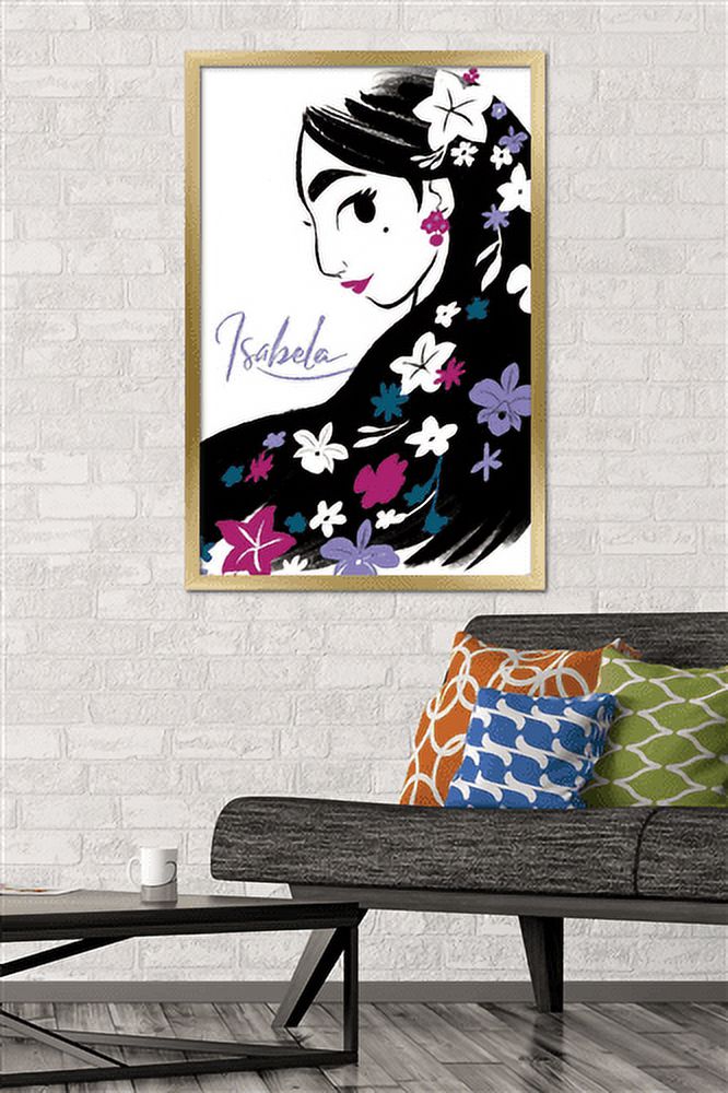 Disney Encanto - Brush Stroke Wall Poster, 22.375" x 34", Framed